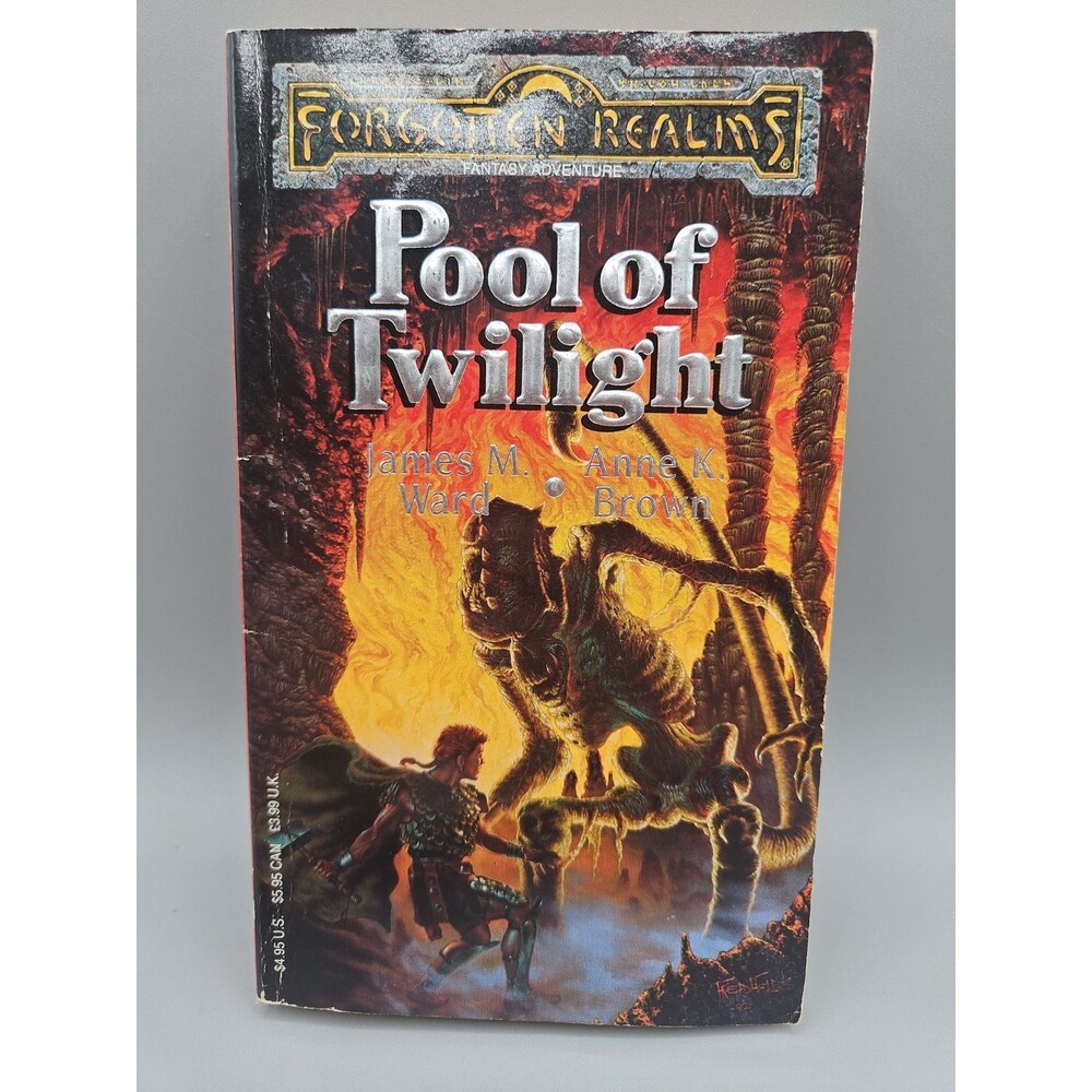 Forgotten Realms Pool of Twilight James M. Ward Anne K. Brown TSR Paperback
